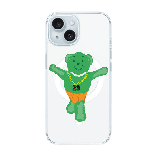 GREEN BEAR-iPhone 15 Solid Kılıf MagSafe Özellikli