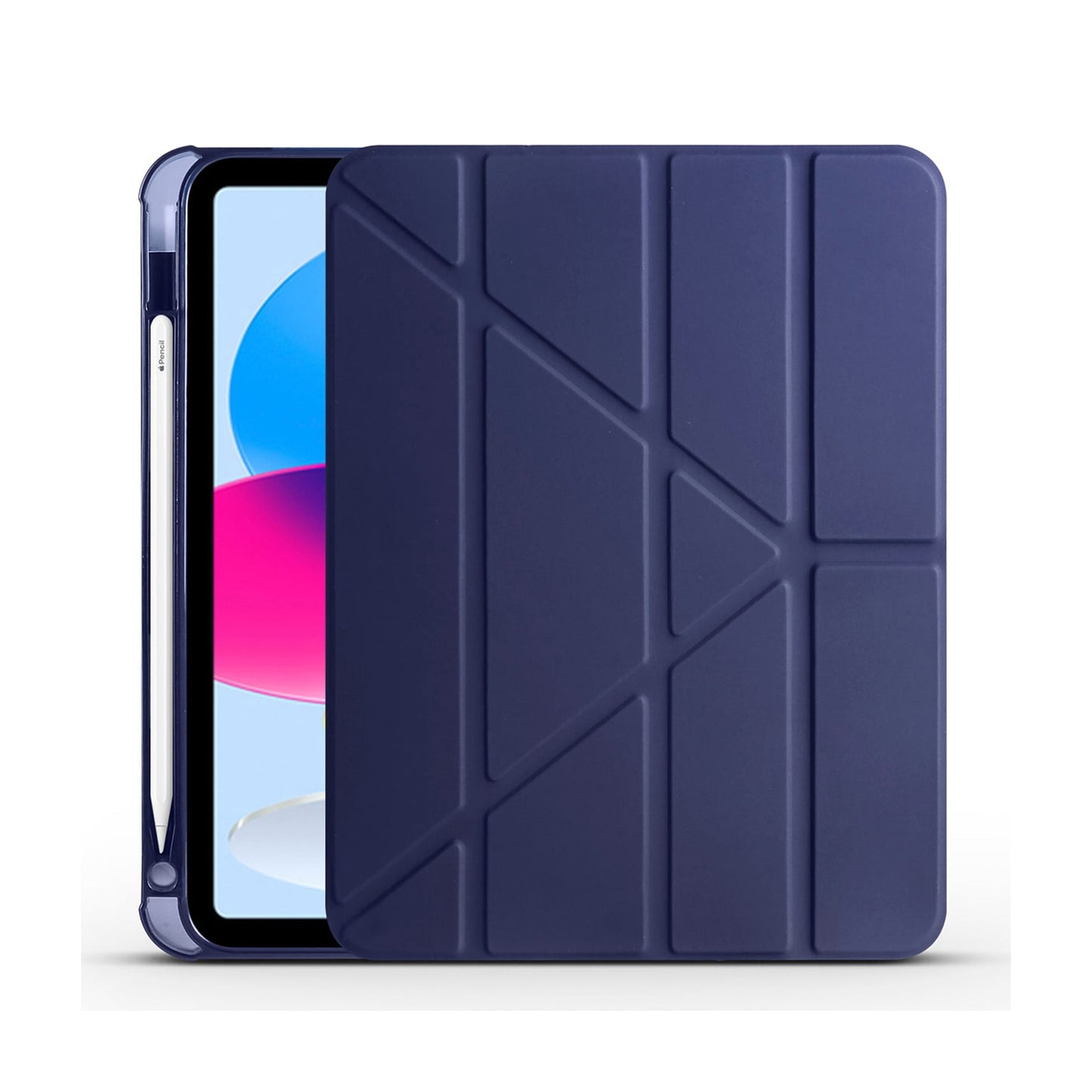 Apple iPad 10.Nesil 10.9 inç 2022-Trigon Folding Kalemlikli Standlı Kılıf