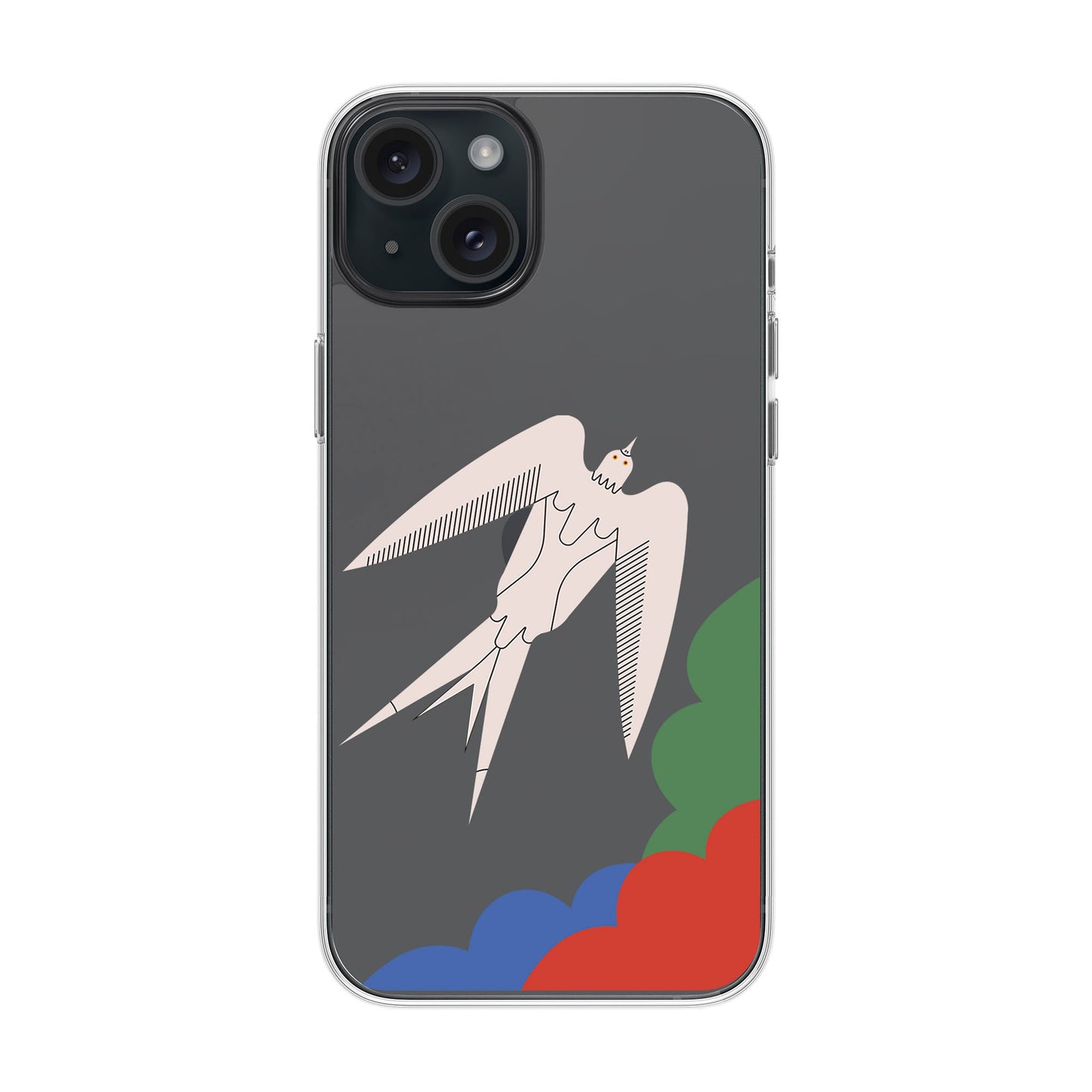 L’OISEAU LIBRE-iPhone 15 Plus Solid Kılıf