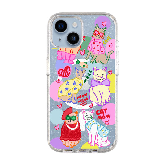 CAT MOM-iPhone 14 Shiny Kılıf MagSafe Özellikli
