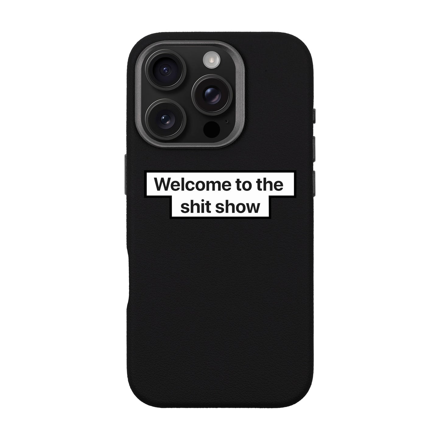 WELCOME-iPhone 16 Pro Leather Premium Kılıf MagSafe Özellikli