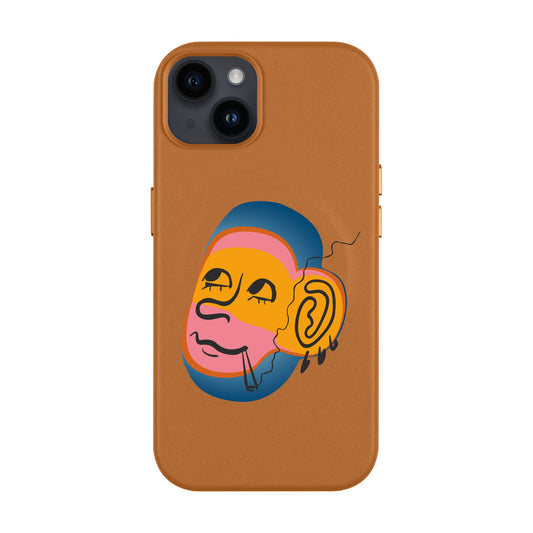 CLIMBING-iPhone 14 Plus Leather Kılıf MagSafe Özellikli
