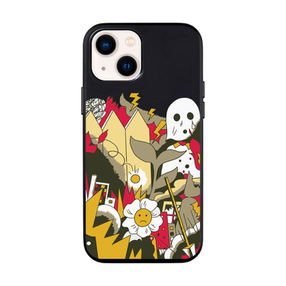 EVERYTHING IS BURNING-iPhone 14 Leather Kılıf