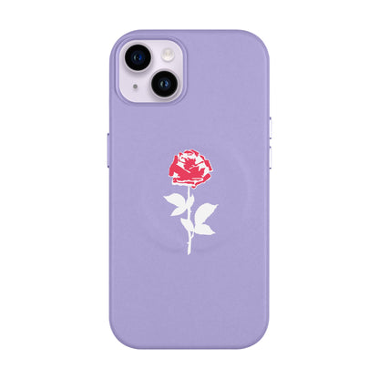 NATUREL ROSE-iPhone 14 Plus Leather Kılıf MagSafe Özellikli