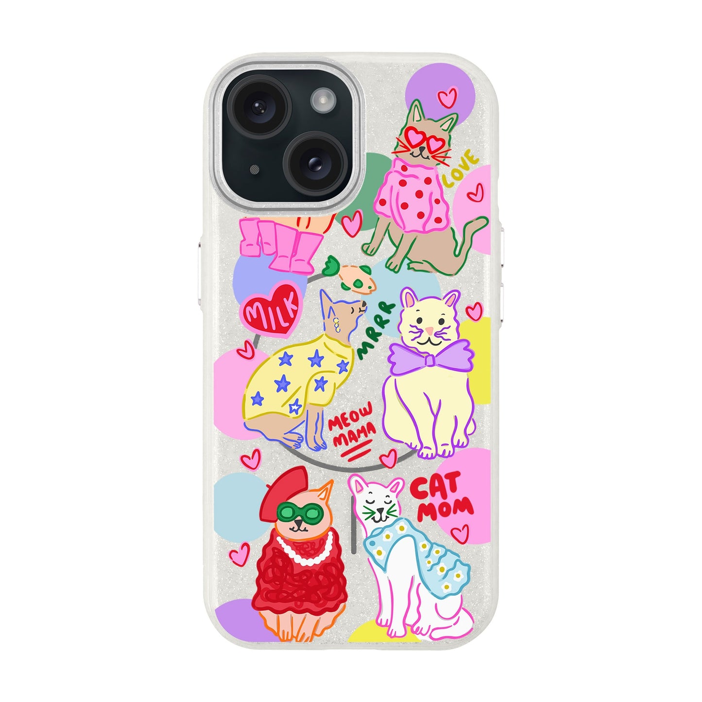 CAT MOM-iPhone 15 Plus Radiant Kılıf MagSafe Özellikli