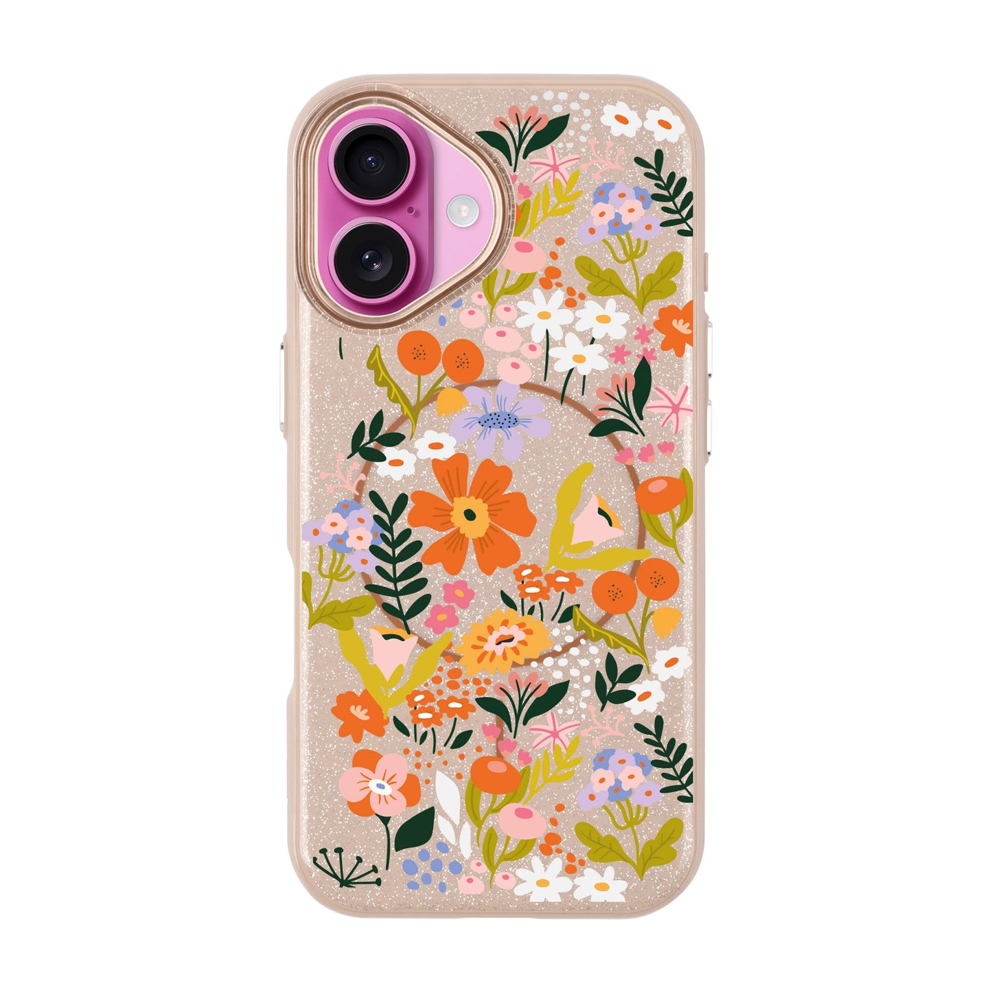 FLOWER-iPhone 16 Radiant Kılıf MagSafe Özellikli