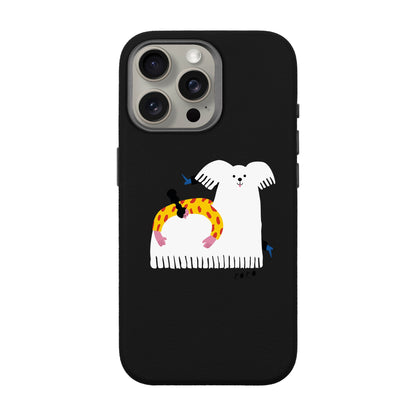 FANCY DOG-iPhone 15 Pro Max Leather Premium Kılıf MagSafe Özellikli