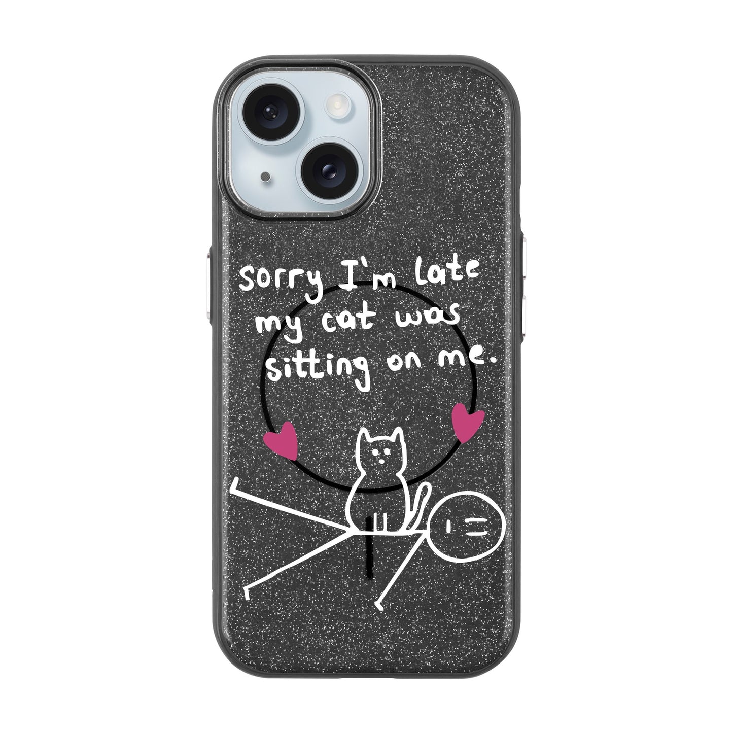 SORRY I'M LATE-iPhone 15 Plus Radiant Kılıf MagSafe Özellikli