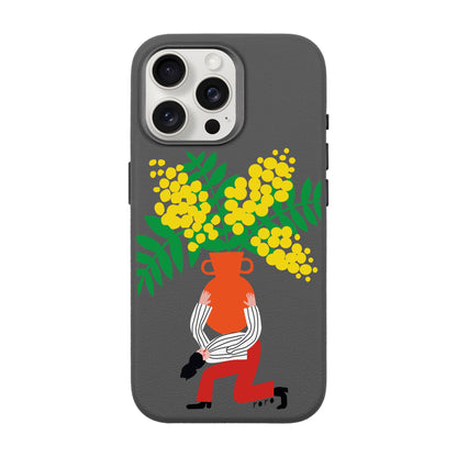 VASE-iPhone 15 Pro Max Leather Premium Kılıf MagSafe Özellikli