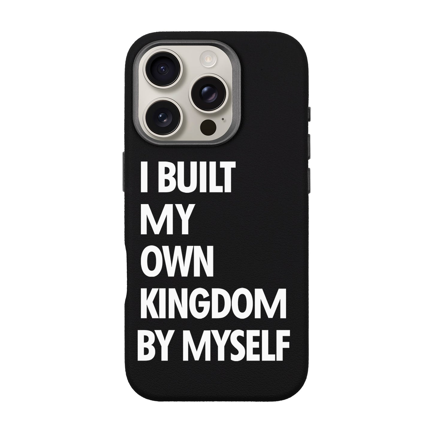 KINGDOM-iPhone 16 Pro Leather Premium Kılıf MagSafe Özellikli