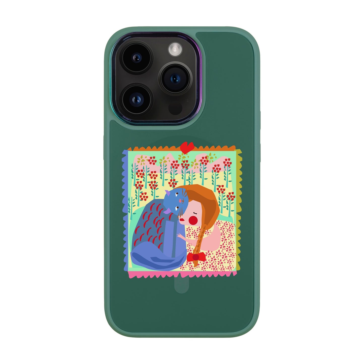 KEDİ POSTA PULU-Vigor Kılıf MagSafe Özellikli - iPhone 14 Pro