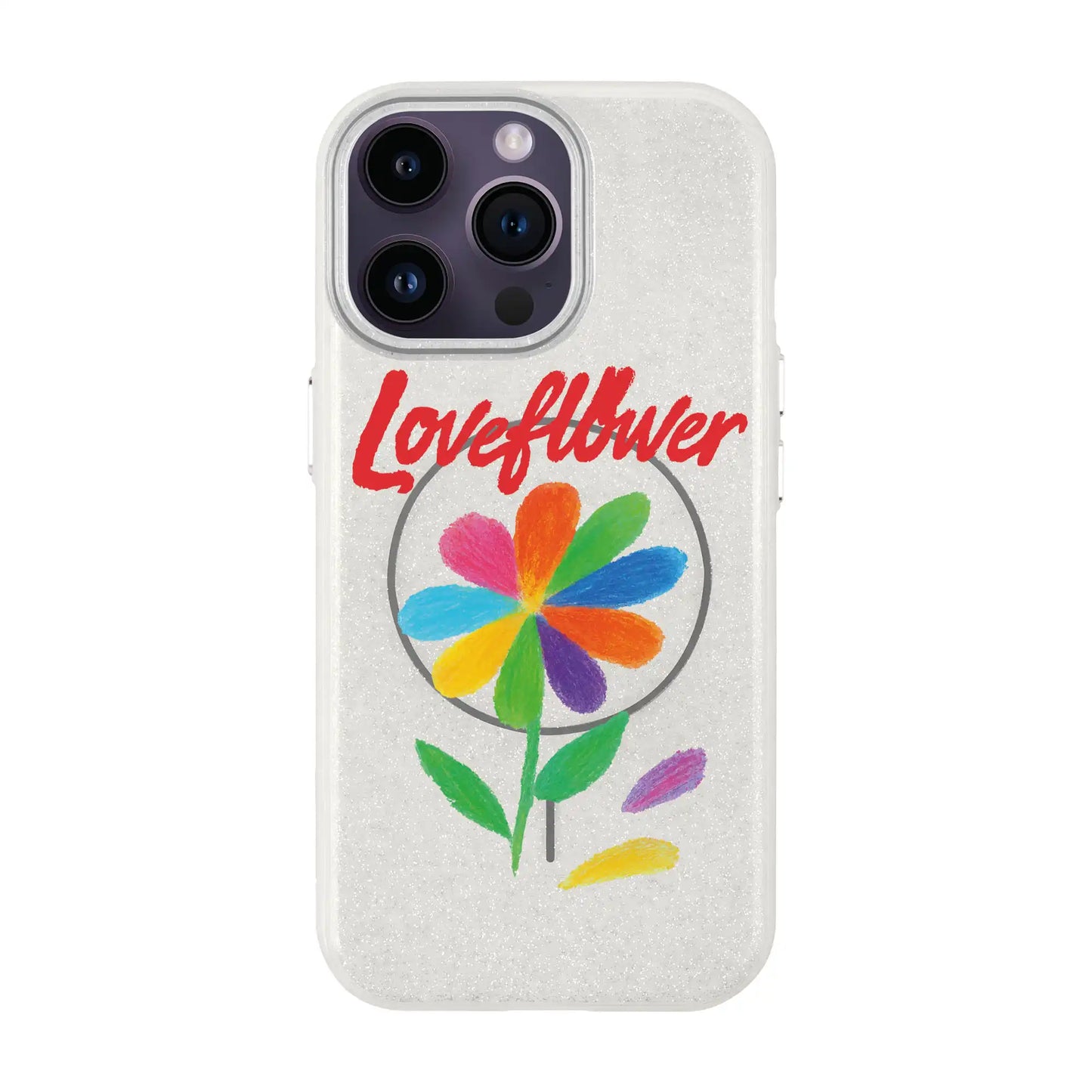 LOVE FLOWER-iPhone 14 Pro Max Radiant Kılıf MagSafe Özellikli