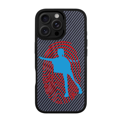 FINGERMARK-iPhone 16 Pro Max Plaid Kılıf MagSafe Özellikli