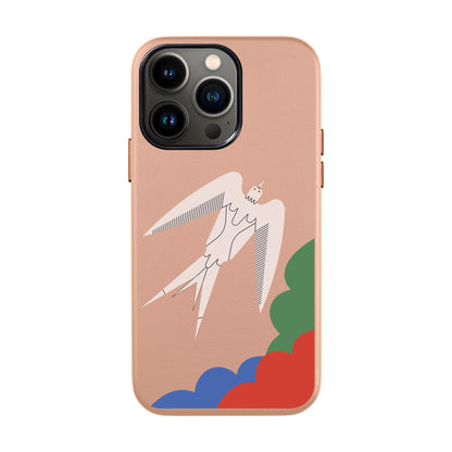 L’OISEAU LIBRE-iPhone 13 Pro Max Leather Kılıf