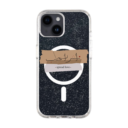 SPREAD LOVE-Shiny Kılıf MagSafe Özellikli - iPhone 13