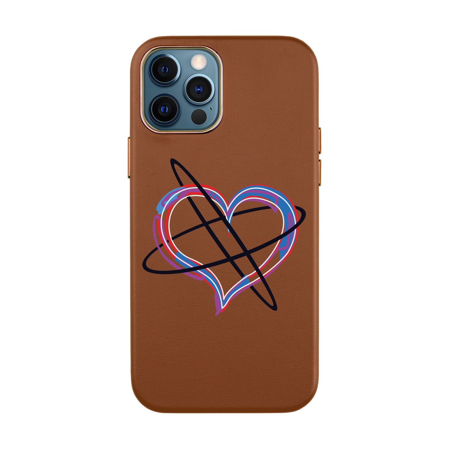 HEART ATTACK-iPhone 13 Pro Leather Kılıf