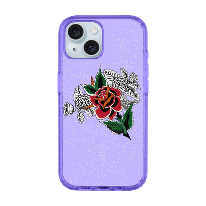 DRY ROSE-iPhone 15 Plus Shiny Kılıf MagSafe Özellikli