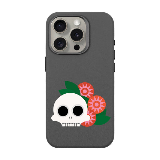 MEMENTO BLOOM-iPhone 15 Pro Leather Premium Kılıf MagSafe Özellikli