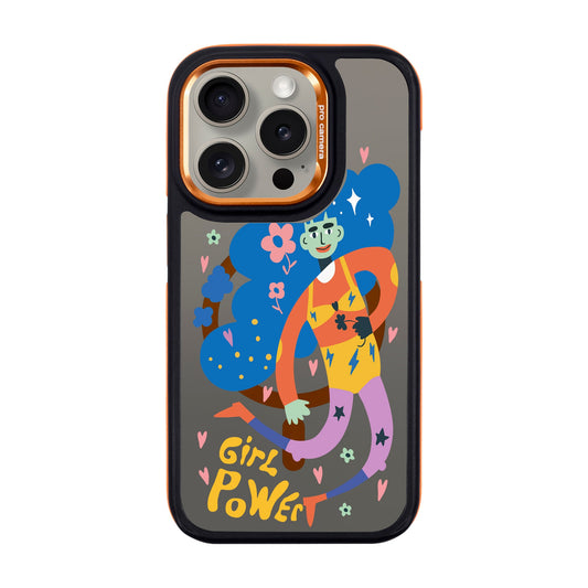 GIRL POWER-iPhone 15 Pro Dark Kılıf MagSafe Özellikli