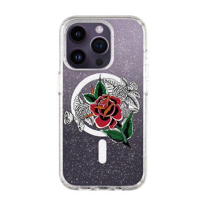 DRY ROSE-iPhone 14 Pro Shiny Kılıf MagSafe Özellikli