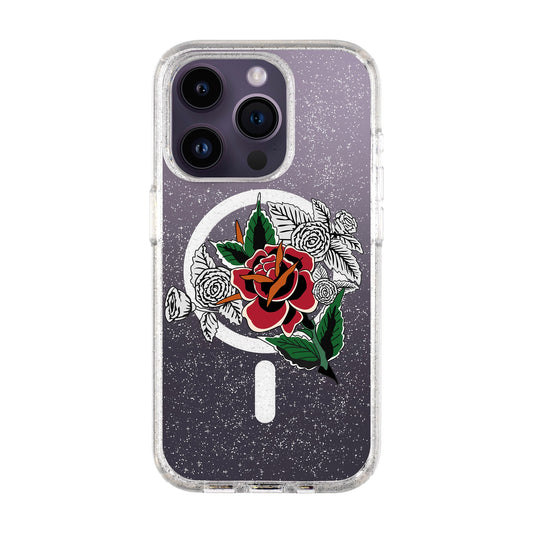 DRY ROSE-iPhone 14 Pro Shiny Kılıf MagSafe Özellikli