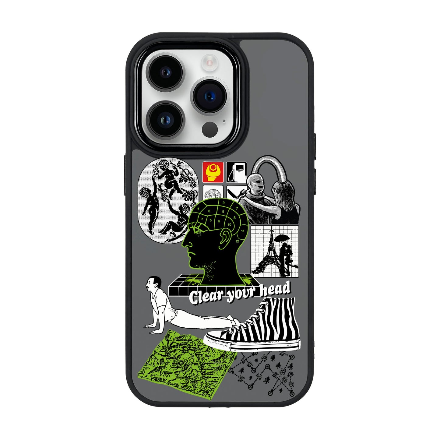 CLEAR YOUR HEAD-iPhone 14 Pro Proof Kılıf