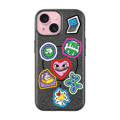 TŌTEN STICKERZ-Radiant Kılıf MagSafe Özellikli - iPhone 15
