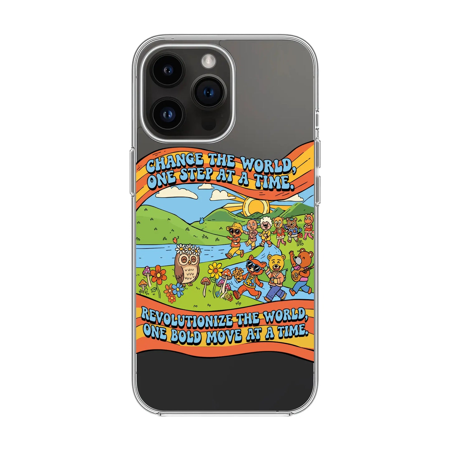 CHANGE THE WORLD-iPhone 14 Pro Max Solid Kılıf MagSafe Özellikli