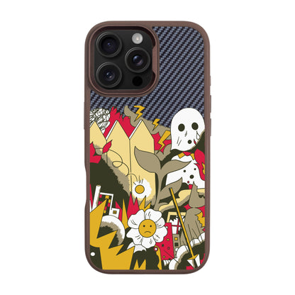 EVERYTHING IS BURNING-Plaid Kılıf MagSafe Özellikli - iPhone 16 Pro Max