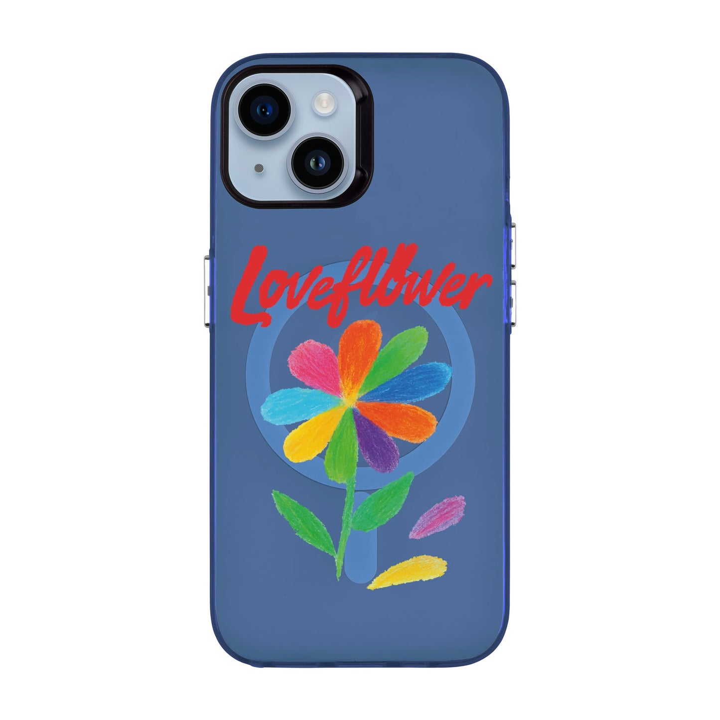 LOVE FLOWER-iPhone 13 Hold Kılıf MagSafe Özellikli