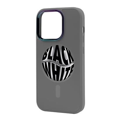 BLACK WHITE-Vigor Kılıf MagSafe Özellikli - iPhone 14