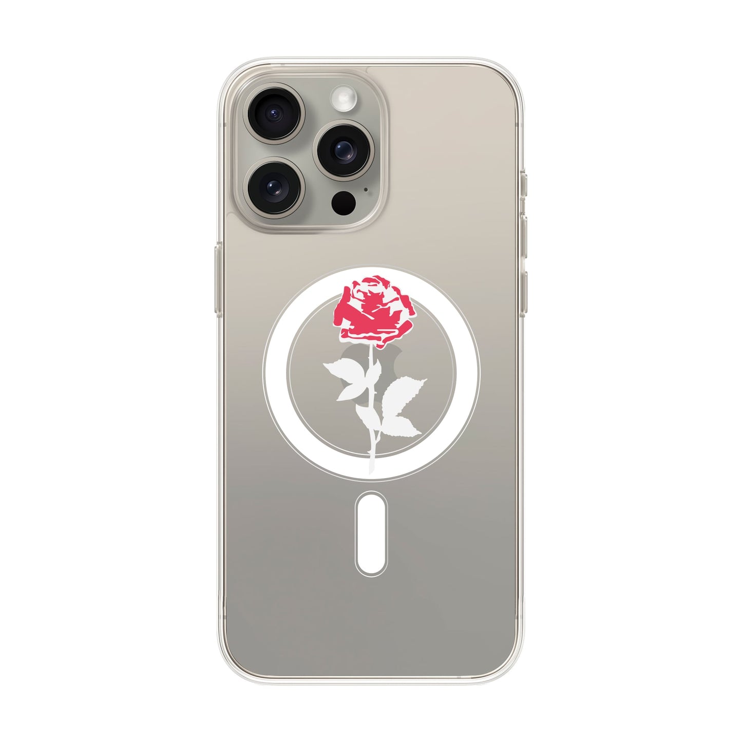 NATUREL ROSE-iPhone 15 Pro Max Solid Kılıf MagSafe Özellikli