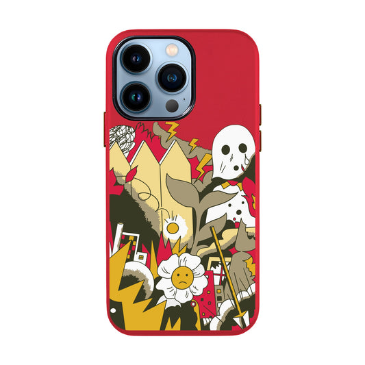 EVERYTHING IS BURNING-iPhone 13 Pro Max Leather Kılıf