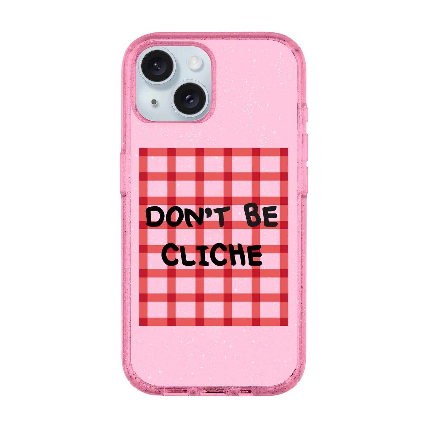 DON'T BE CLICHE-iPhone 15 Plus Shiny Kılıf MagSafe Özellikli