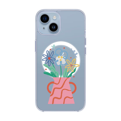 PINK VASE-iPhone 13 Pro Max Solid Kılıf MagSafe Özellikli