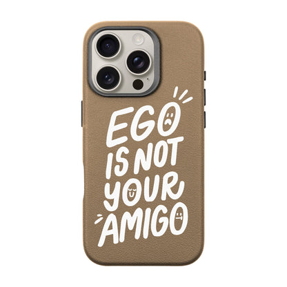 EGO-iPhone 16 Pro Leather Premium Kılıf MagSafe Özellikli