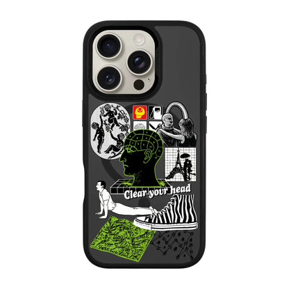 CLEAR YOUR HEAD-iPhone 16 Pro Rise Kılıf MagSafe Özellikli