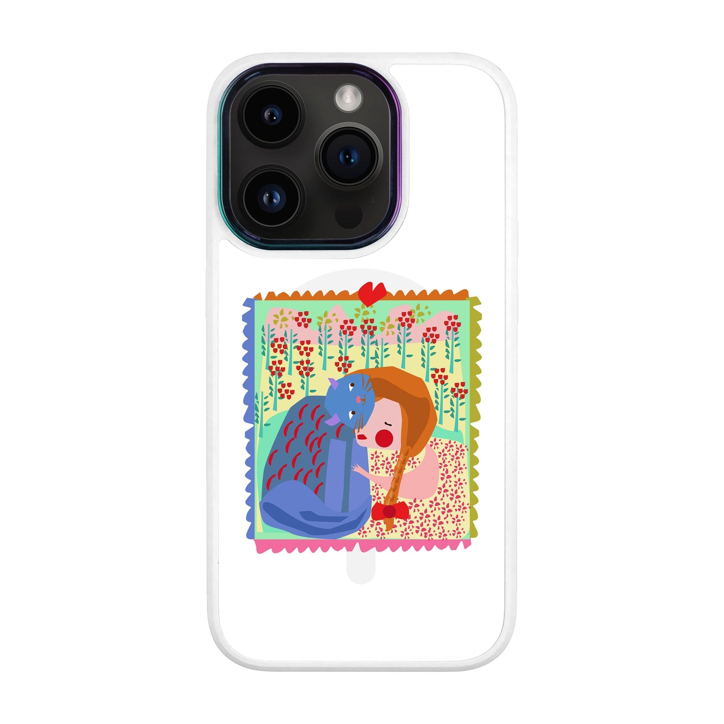 KEDİ POSTA PULU-Vigor Kılıf MagSafe Özellikli - iPhone 14 Pro