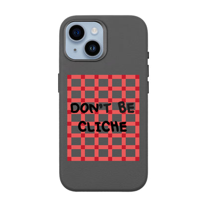 DON'T BE CLICHE-iPhone 13 Leather Premium Kılıf MagSafe Özellikli