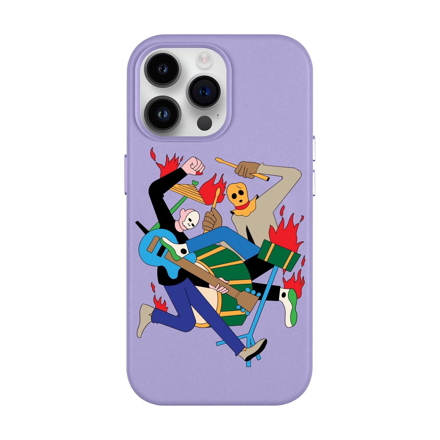 MONSTER MASH-iPhone 14 Pro Max Leather Kılıf MagSafe Özellikli