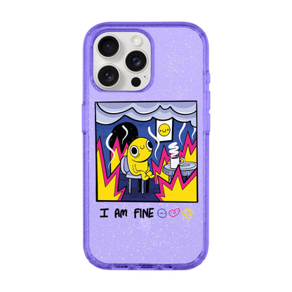 I AM FINE-iPhone 15 Pro Max Shiny Kılıf MagSafe Özellikli