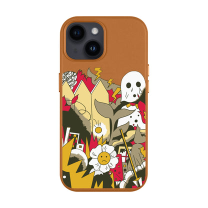 EVERYTHING IS BURNING-Leather Kılıf MagSafe Özellikli - iPhone 13