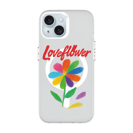 LOVE FLOWER-iPhone 15 Hold Kılıf MagSafe Özellikli