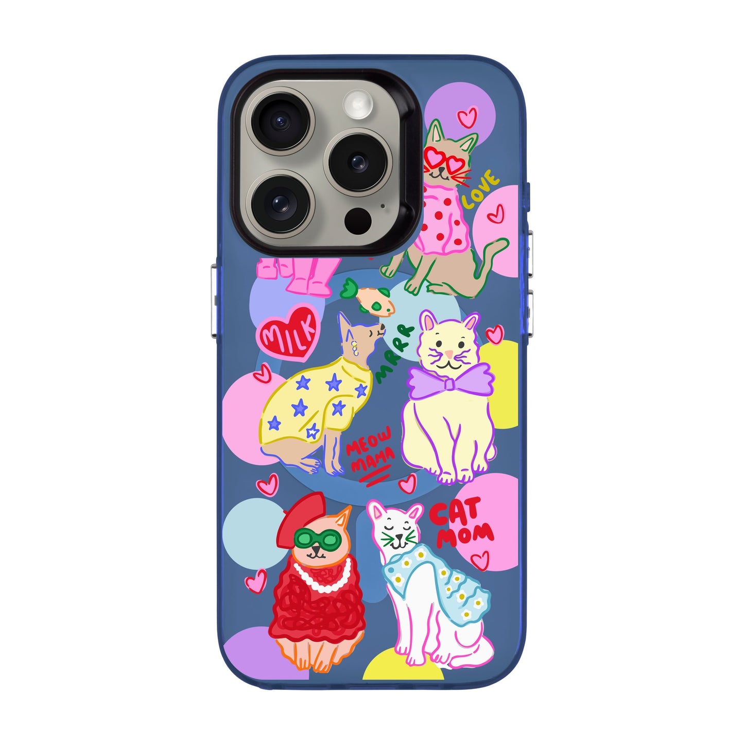 CAT MOM-iPhone 15 Pro Hold Kılıf MagSafe Özellikli