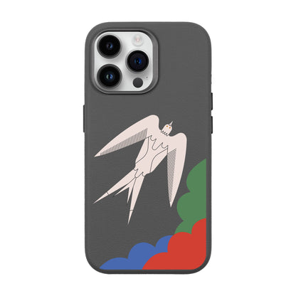 L’OISEAU LIBRE-iPhone 14 Pro Max Leather Premium Kılıf MagSafe Özellikli