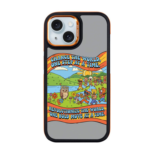 CHANGE THE WORLD-iPhone 15 Dark Kılıf MagSafe Özellikli