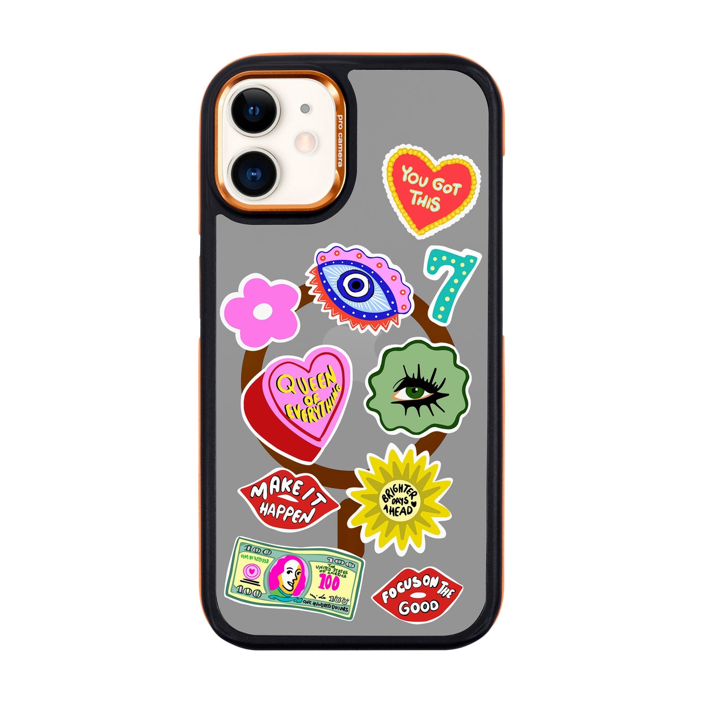 HM STICKERS-iPhone 11 Dark Kılıf MagSafe Özellikli