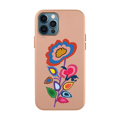 KNITTED FLOWER-iPhone Xs Max Leather Kılıf