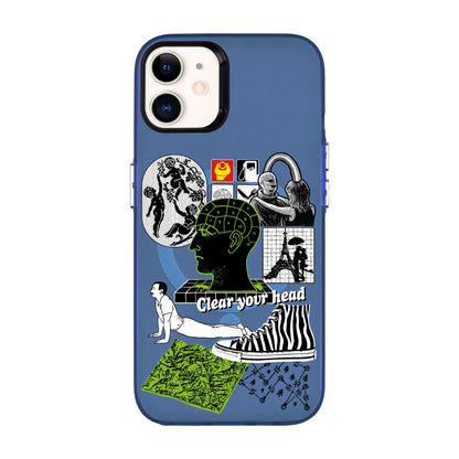 CLEAR YOUR HEAD-iPhone 12 Hold Kılıf MagSafe Özellikli