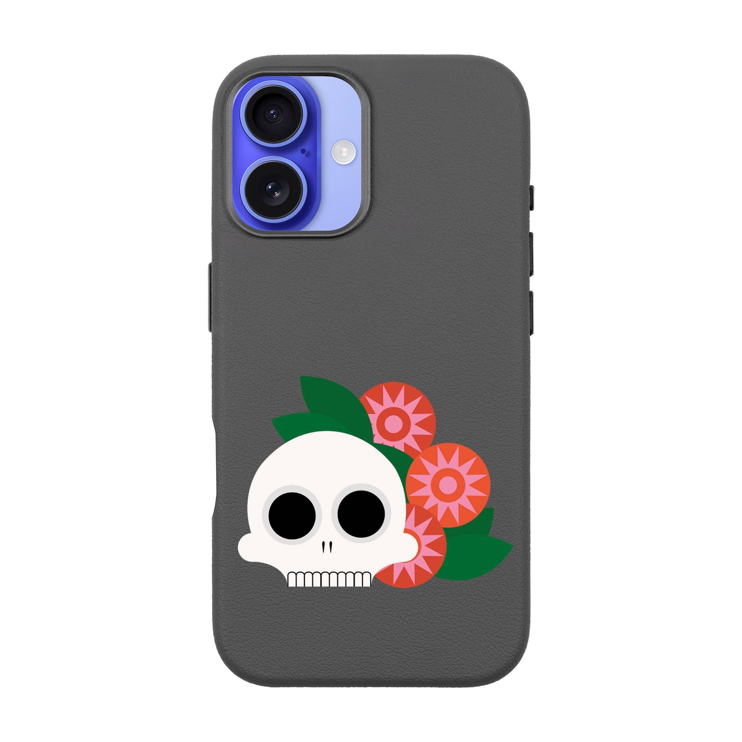 MEMENTO BLOOM-iPhone 16 Leather Premium Kılıf MagSafe Özellikli
